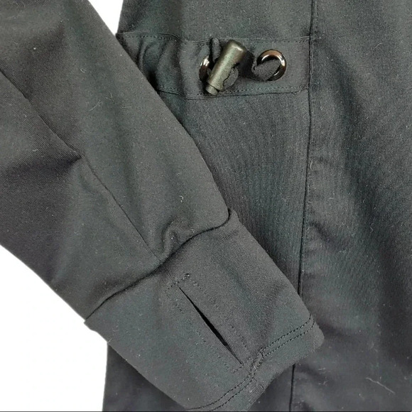 Fabletics Lana Black Cinched Waist Long Sleeve Size Large - Picture 5 of 11